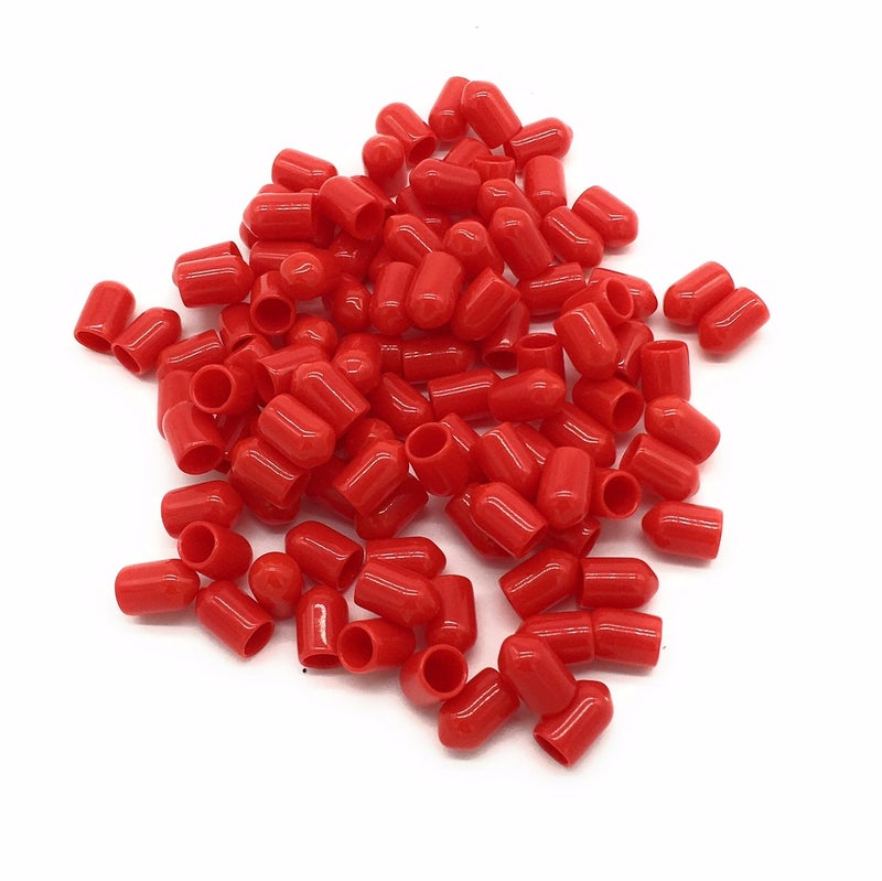 Fibershack - ST Fiber Optic Dust Caps for Fiber Optic Port & Bulkhead Protection - 100 Fiber Dust Caps - ST, APC, SC, FC Ports. - Image 1